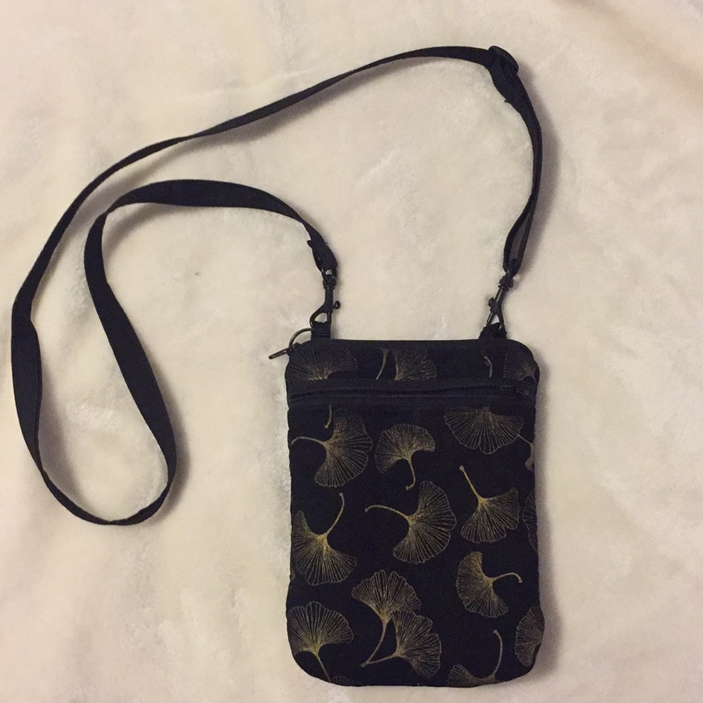 Ginkgo leave print bag